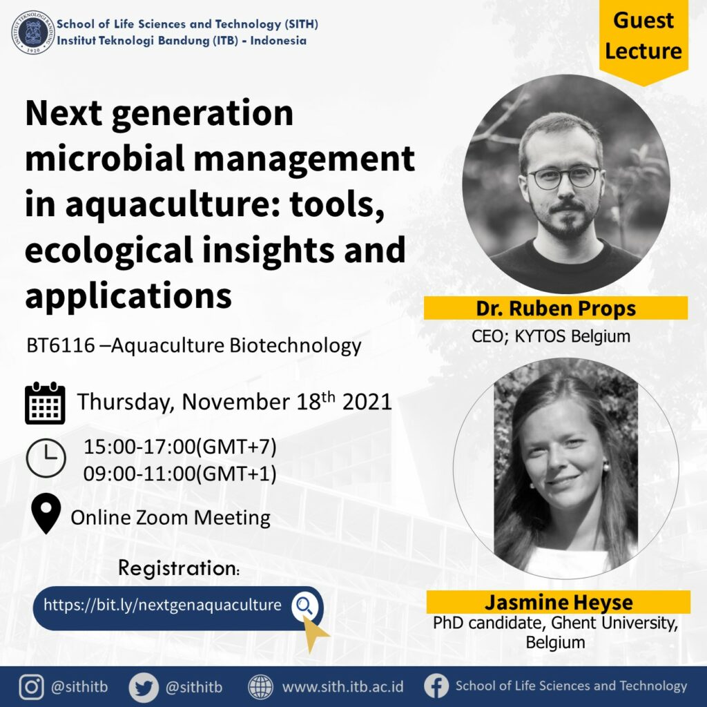 Guest Lecture: Next generation microbial management in aquaculture